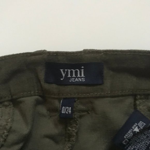 Dark Green Button Down Skirt - Picture 4 of 4